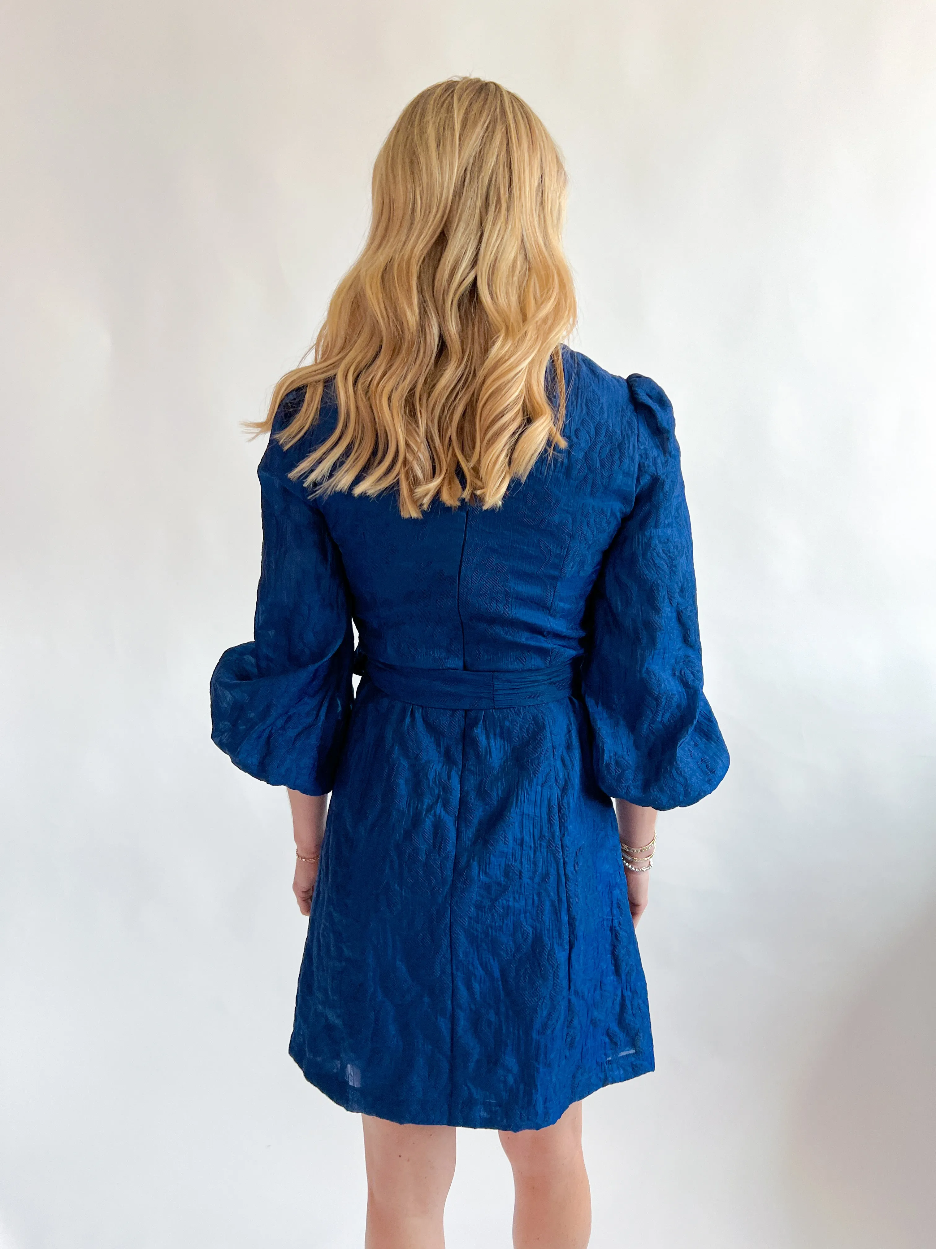 Stand Collar A-Line Dress