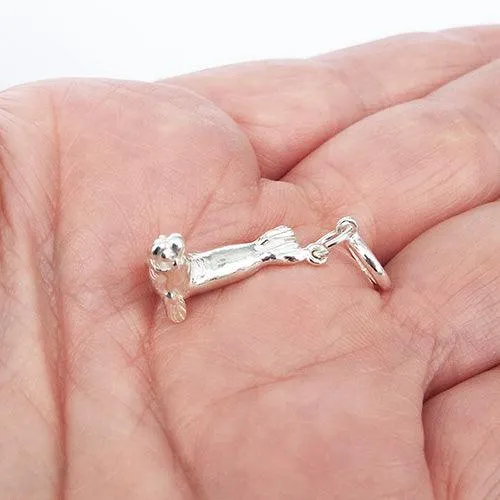 Sterling Silver Elephant Seal Charm