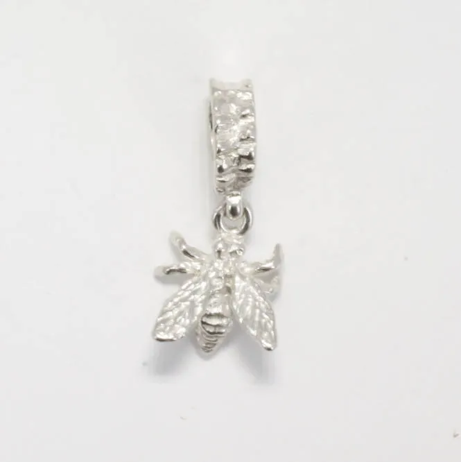 Sterling Silver Honey Bee slide Charm