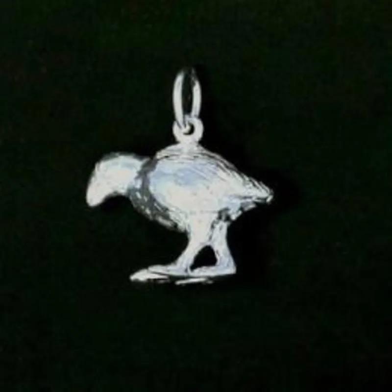 Sterling Silver Takahe Charm