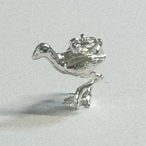 Sterling Silver Takahe Charm