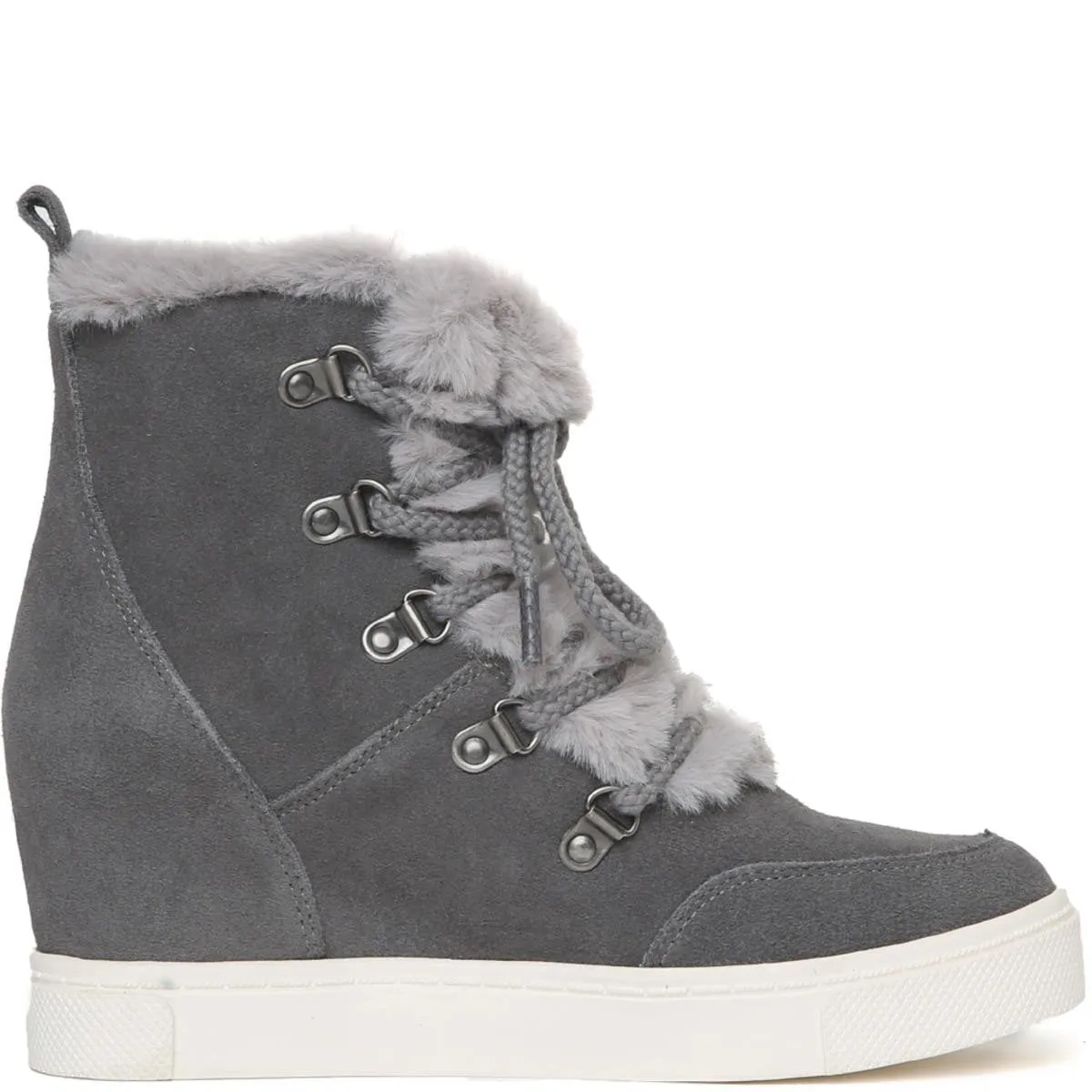 Steve Madden for Women: Lift Grey Wedge Boots