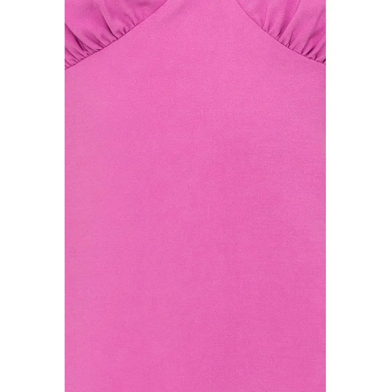 STRAP DETAIL MINI DRESS