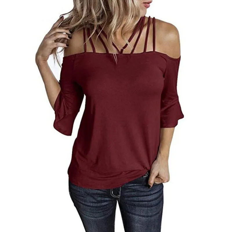 Strapped Off Shoulder  Blouse
