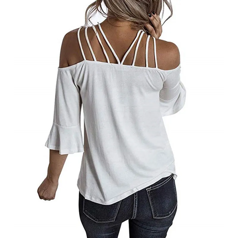 Strapped Off Shoulder  Blouse
