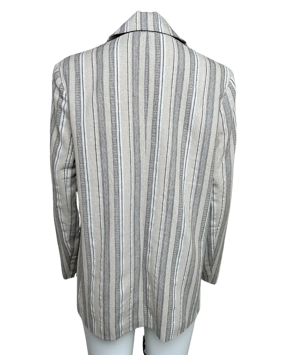 Striped Linen Blazer