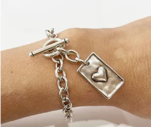 STRONG AF | Chain Bracelet-Silver