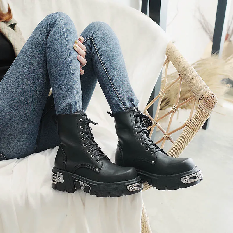 Style Platform Women Ankle Boots