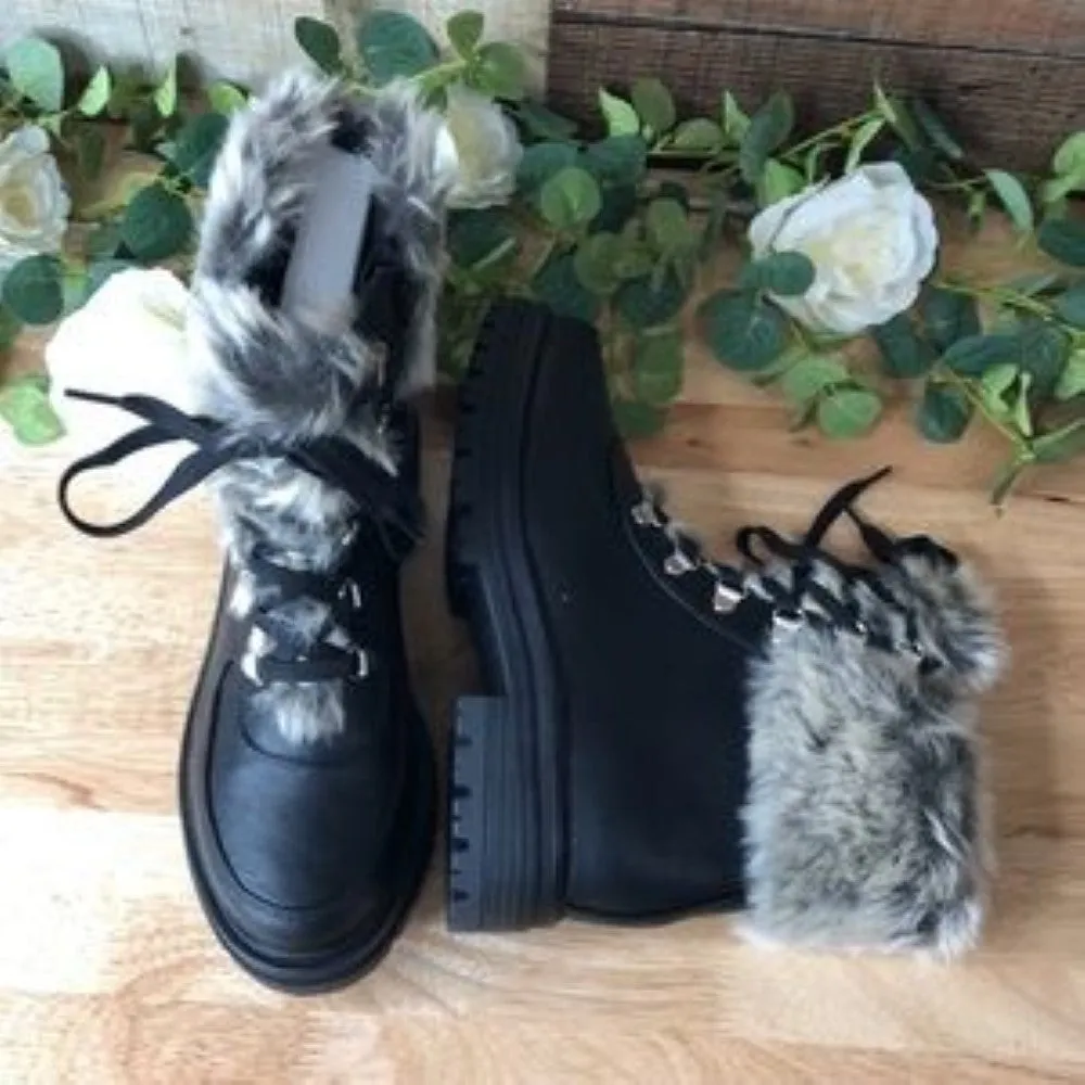 Sun   Stone Orlaap Cold-Weather Lug Sole Boots Black, 8M