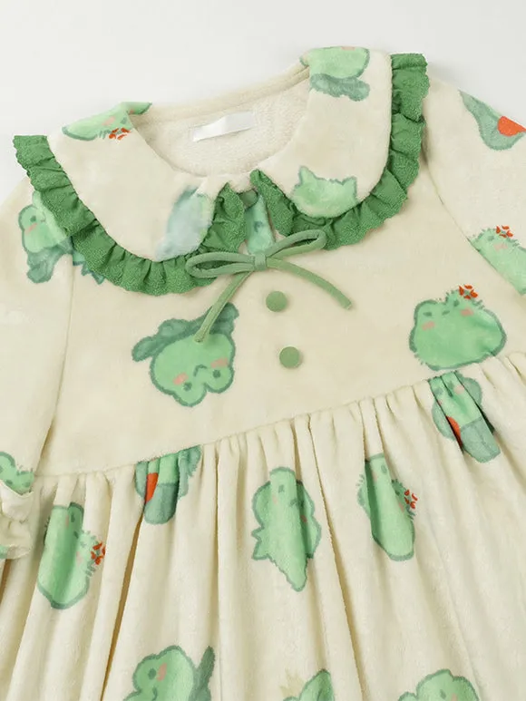 Sweet Lolita Dress Long Sleeves Ruffles Lolita Dress