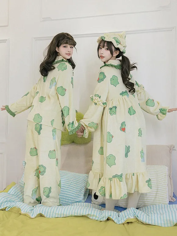 Sweet Lolita Dress Long Sleeves Ruffles Lolita Dress