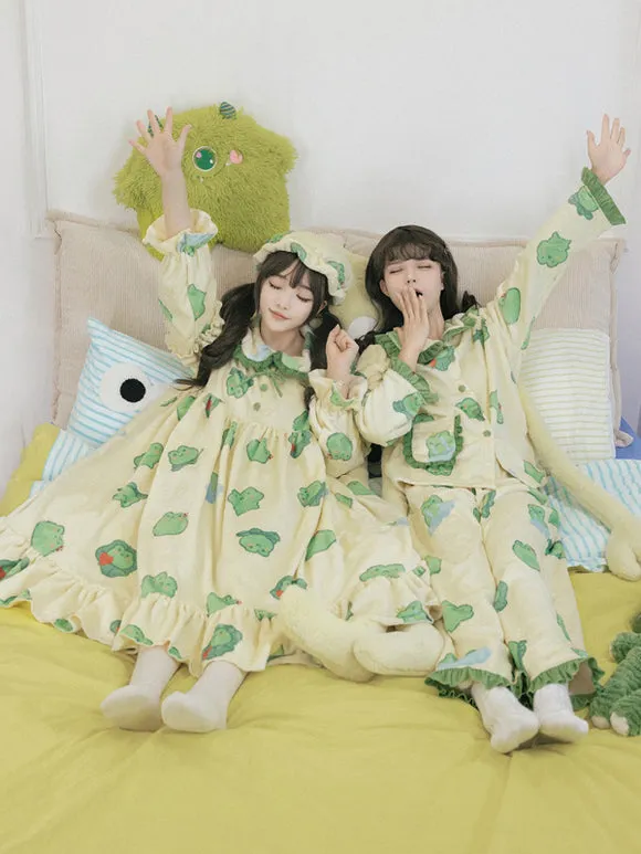 Sweet Lolita Dress Long Sleeves Ruffles Lolita Dress