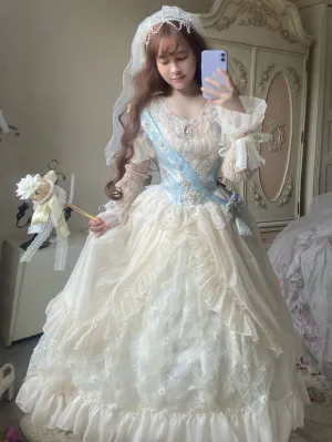 Sweet Lolita Dress Polyester Short Sleeves Dress Lolita Dress