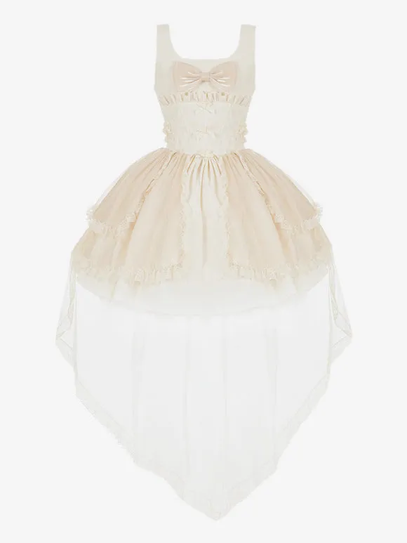 Sweet Lolita Dress Polyester Sleeveless Jumper Sweet Lolita Dress