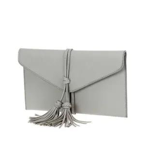 Tassel Clutch (Grey)