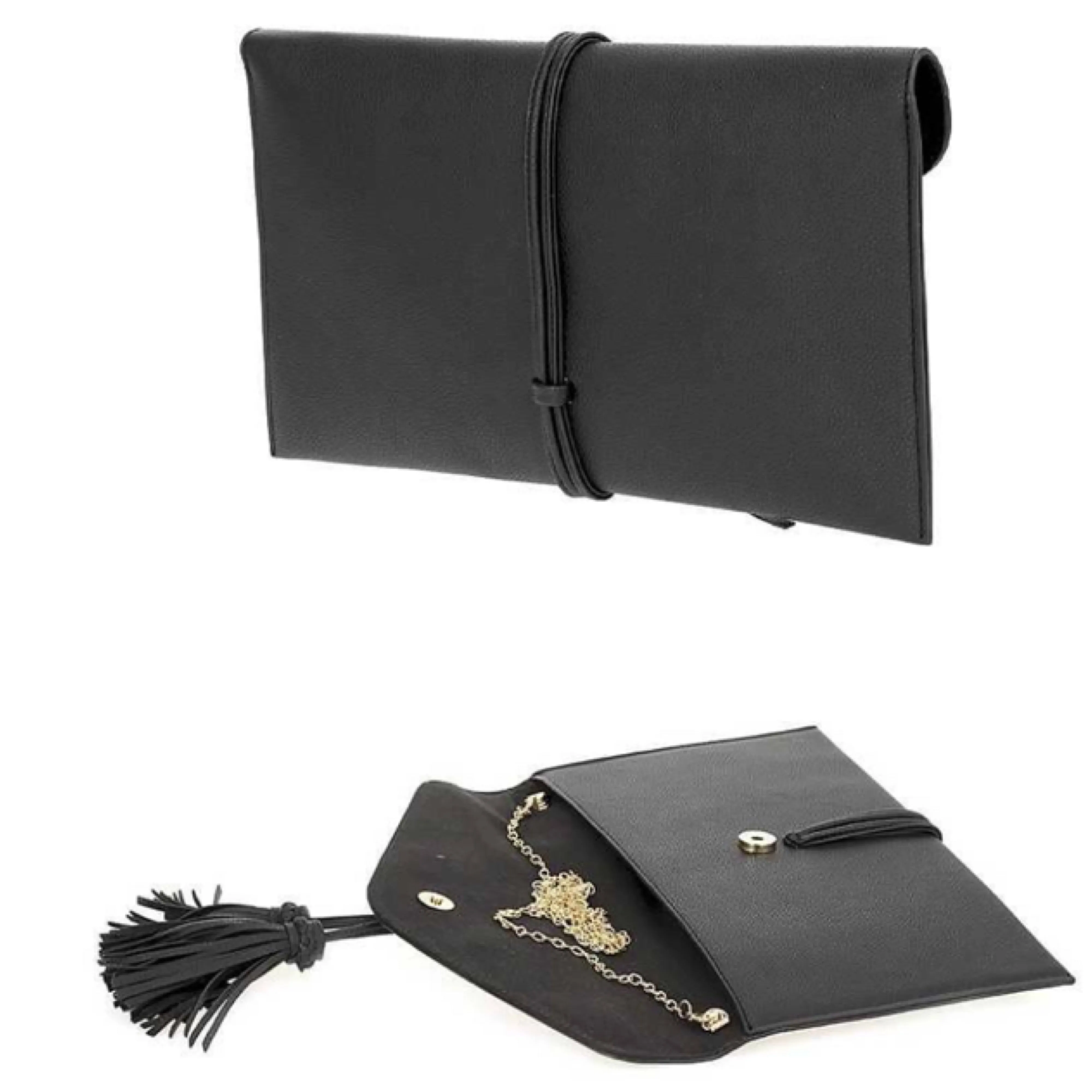 Tassel Clutch (Grey)