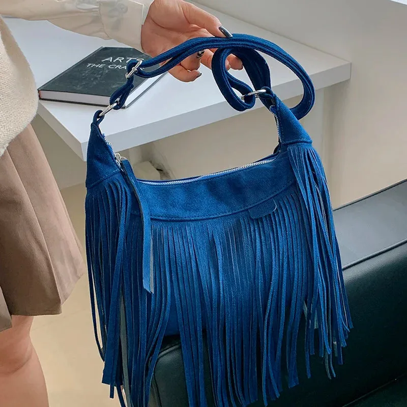 Tassel Y2K Bag Crossbody Bag New Fashion Retro Party Bags Luxury Handbags