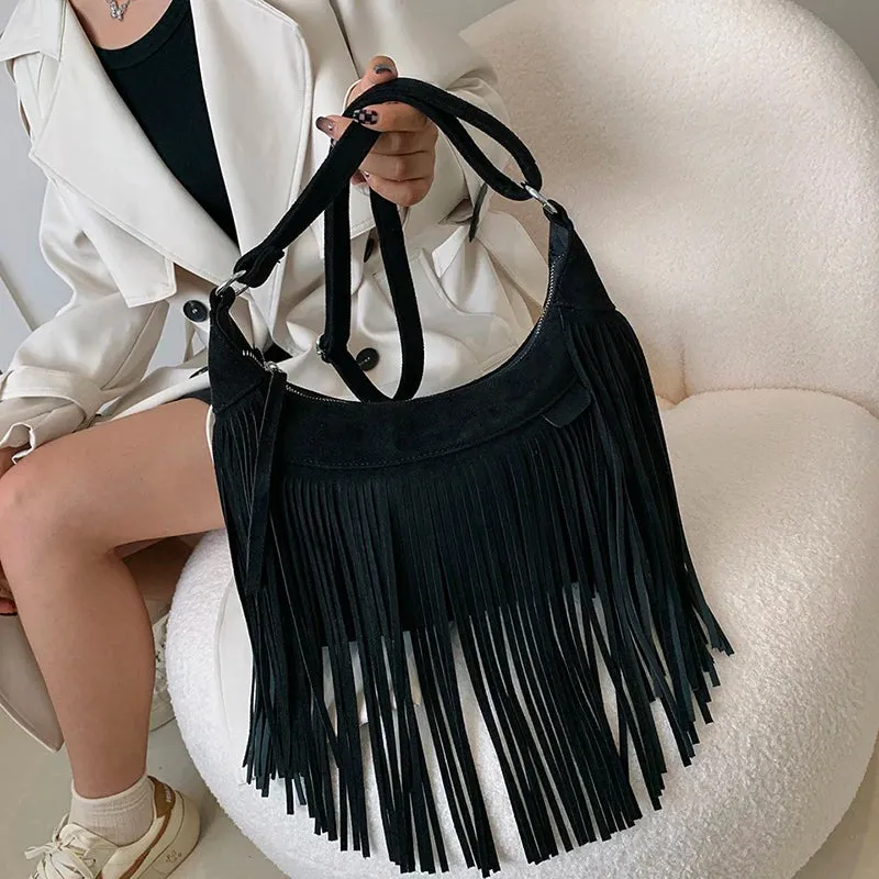 Tassel Y2K Bag Crossbody Bag New Fashion Retro Party Bags Luxury Handbags