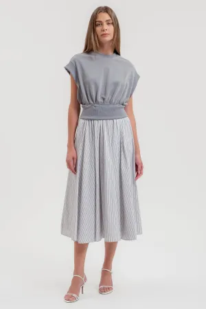 TAYLOR MIXED MEDIA DRESS