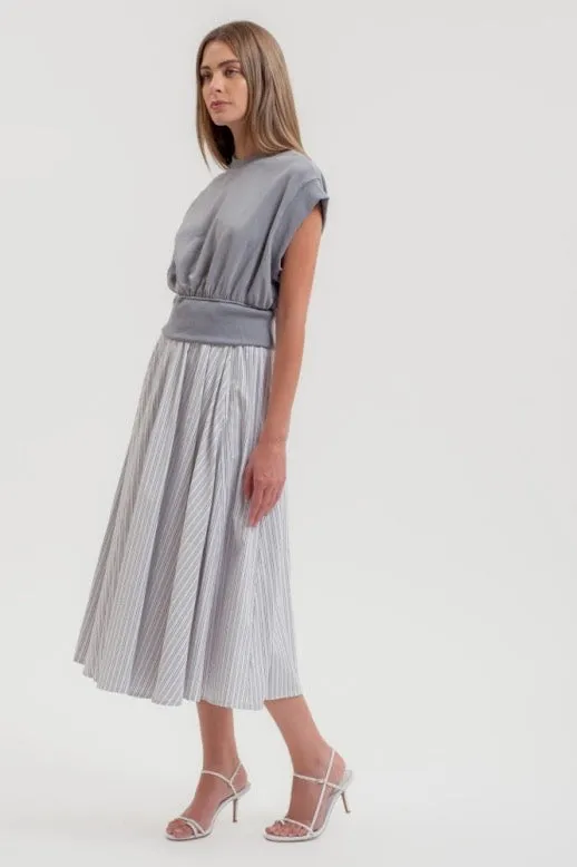TAYLOR MIXED MEDIA DRESS