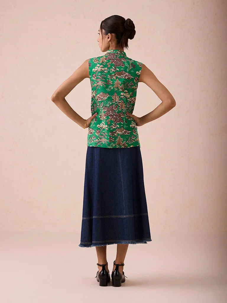 The Evergreen Luck Cheongsam Blouse