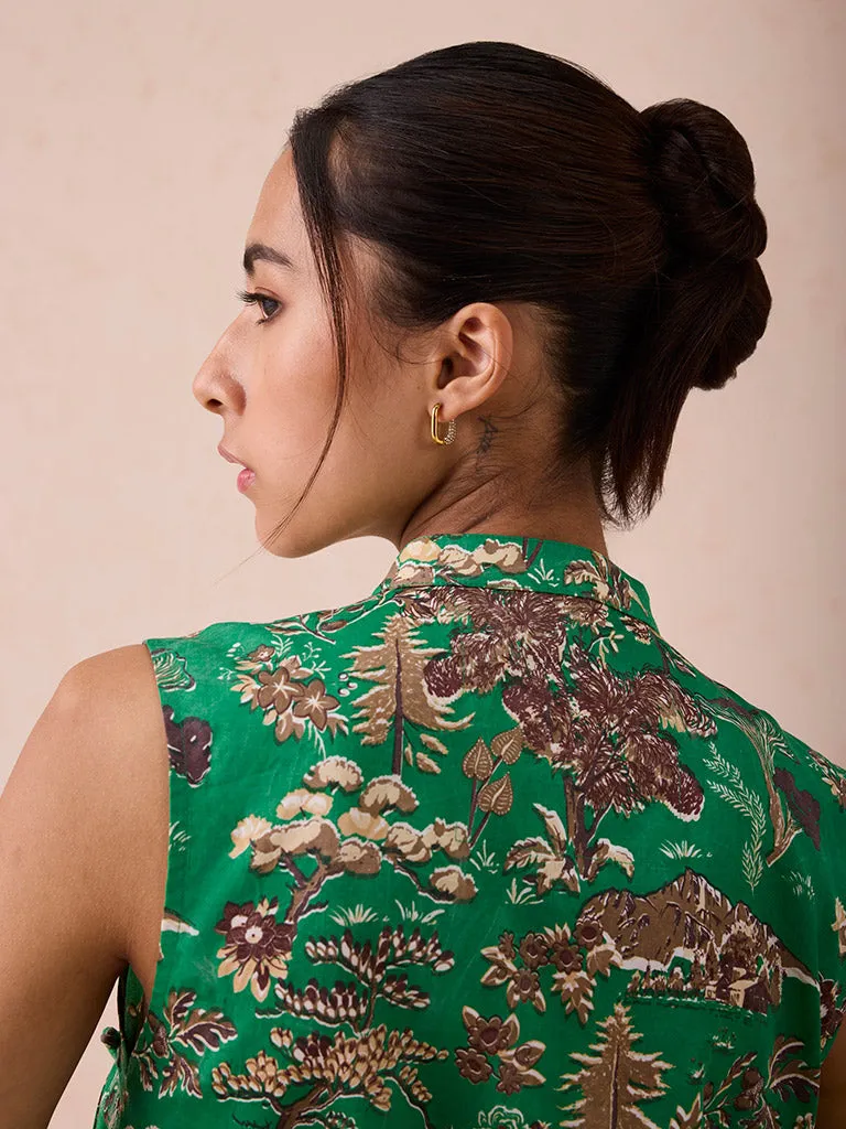 The Evergreen Luck Cheongsam Blouse