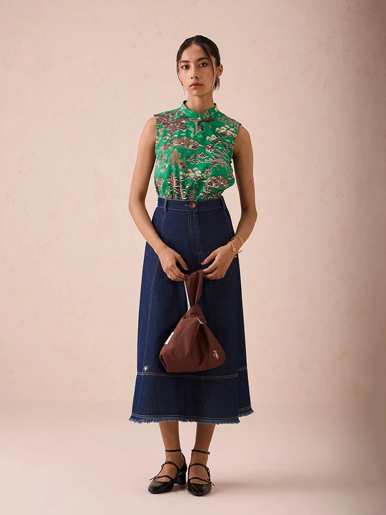 The Evergreen Luck Cheongsam Blouse