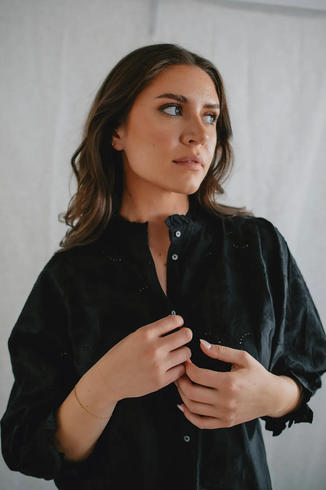 The Kilja Blouse by Part Two - Black - PLUS