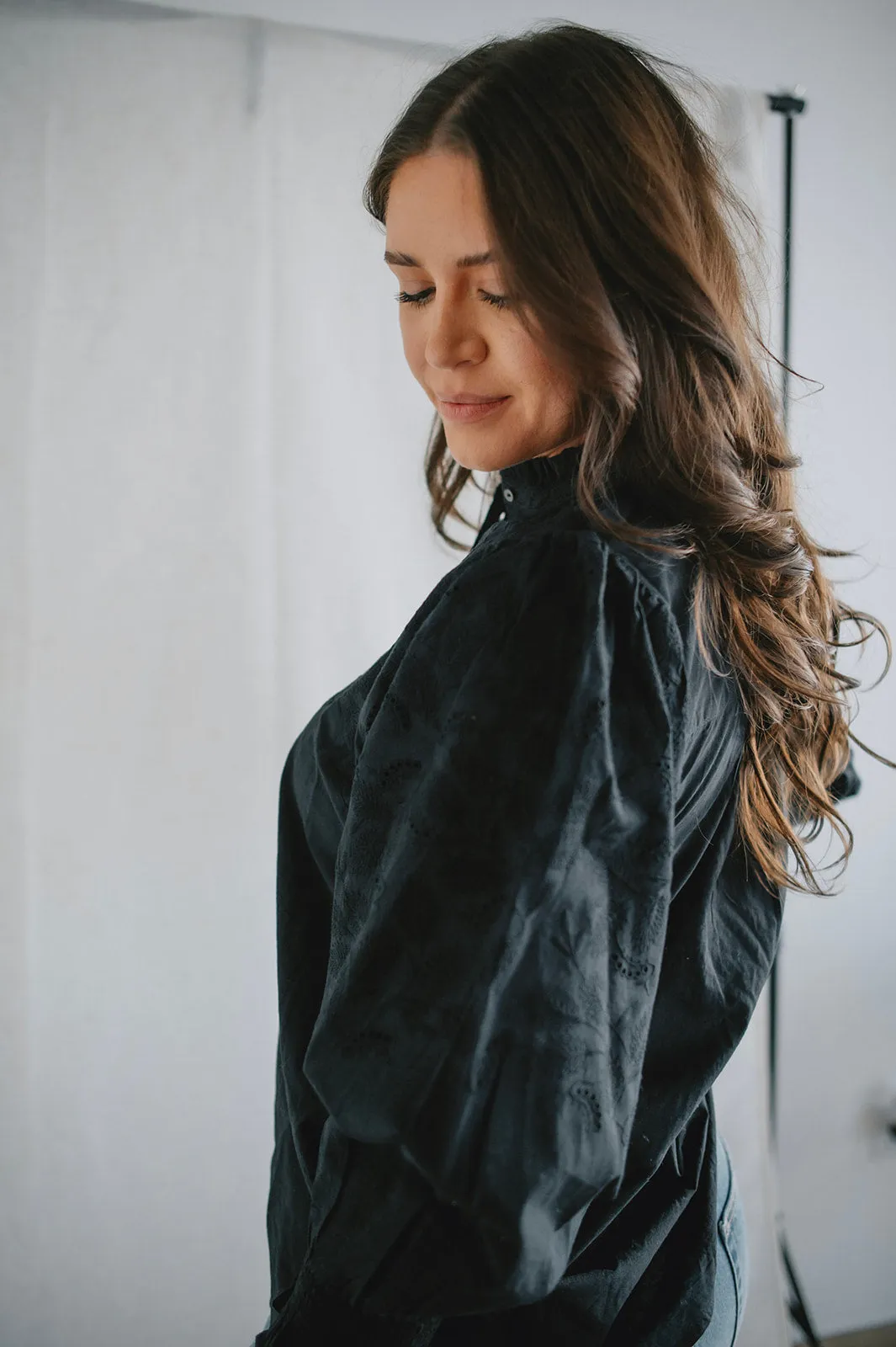 The Kilja Blouse by Part Two - Black - PLUS