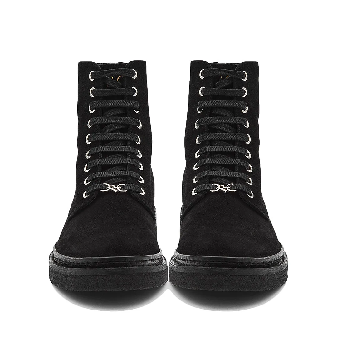 THE MARINI CREPE COMBAT BOOTS