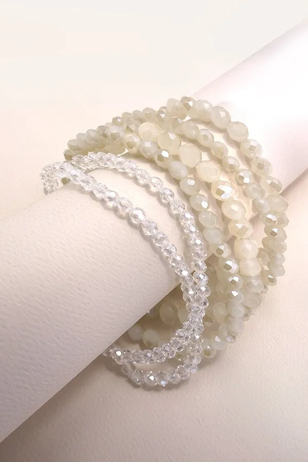 The Nadine 7 Piece Beaded Bracelet Set