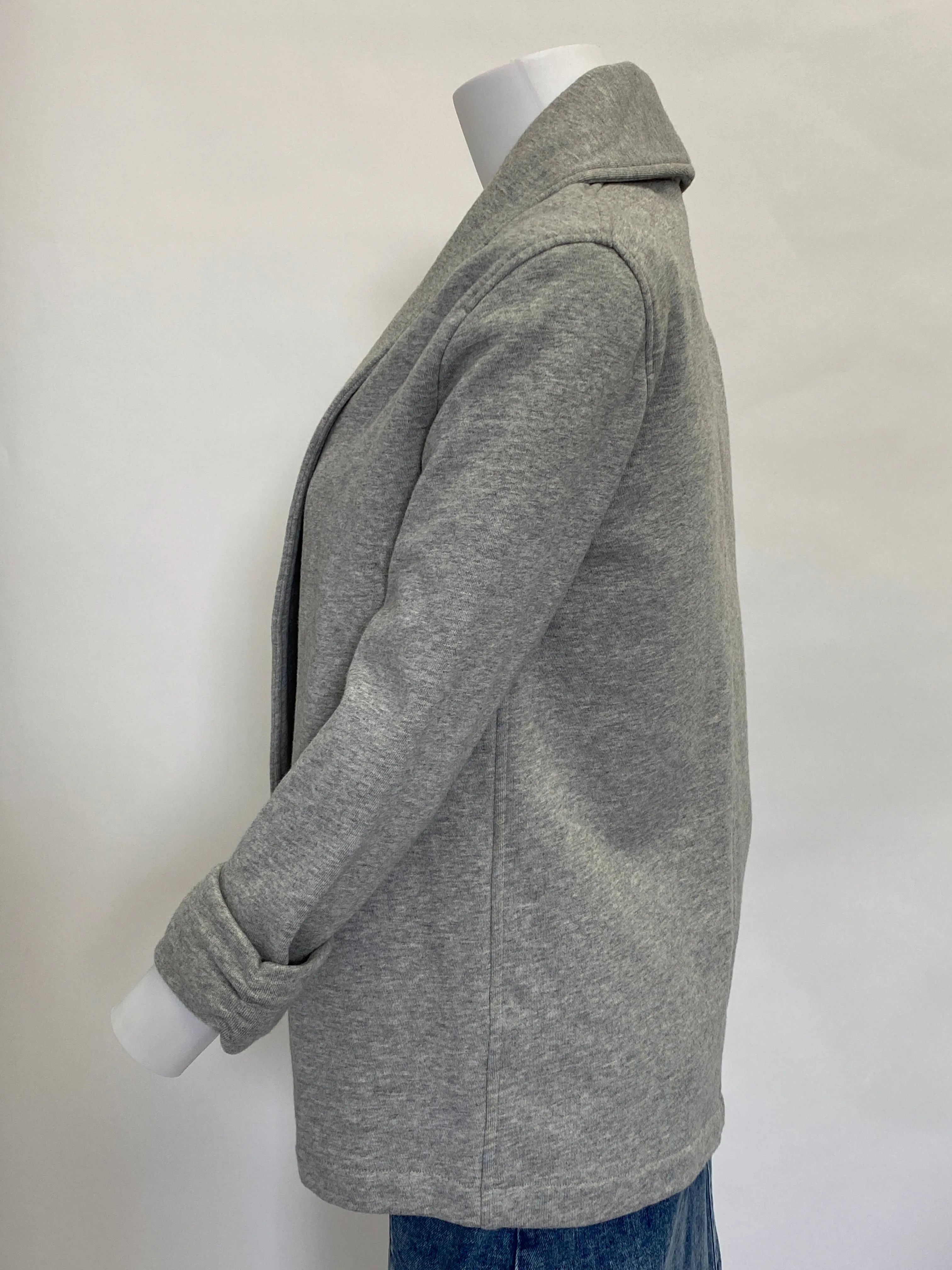 Theory Grey Sweatshirt Blazer 'ASHBEY'