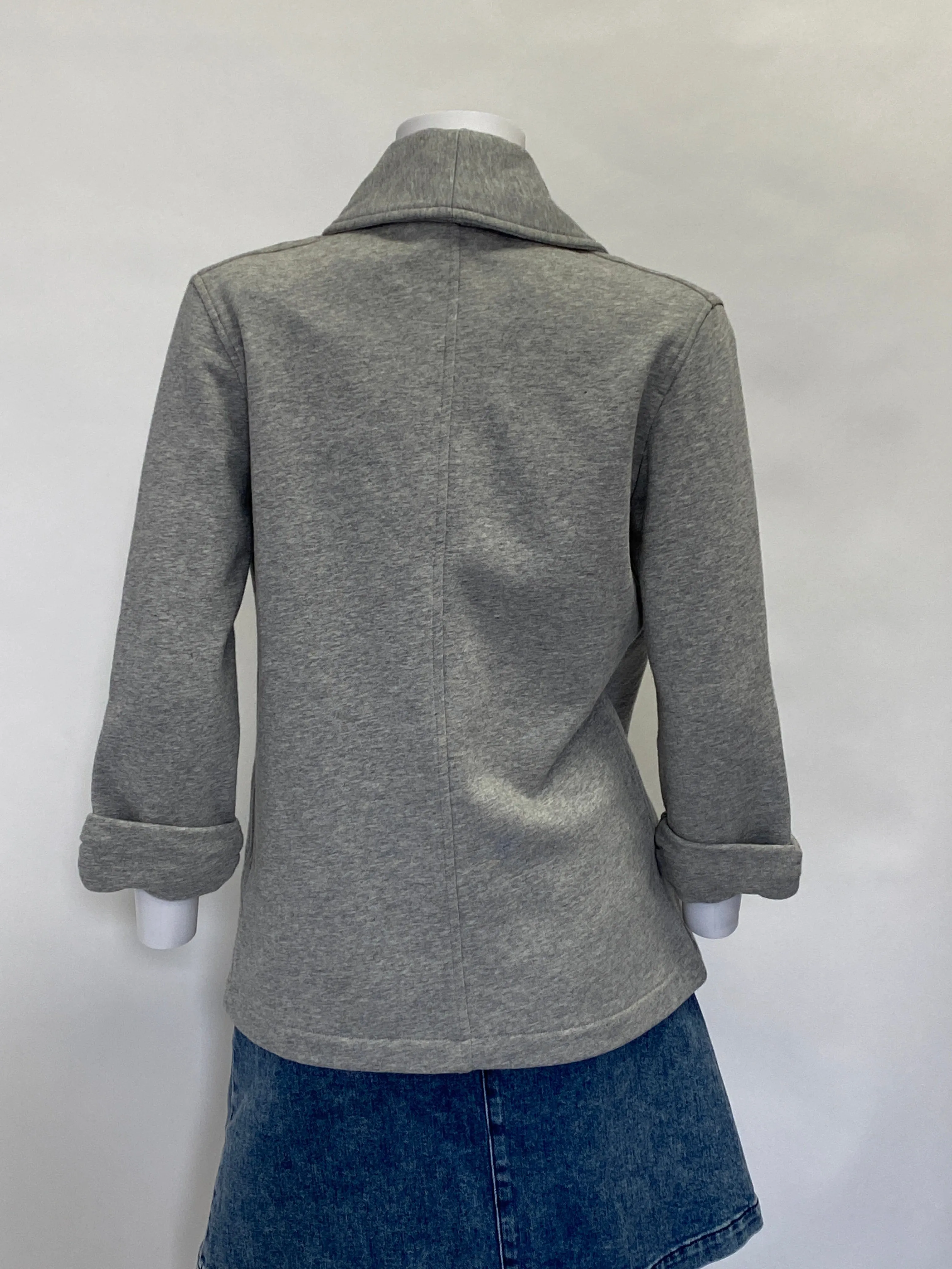 Theory Grey Sweatshirt Blazer 'ASHBEY'