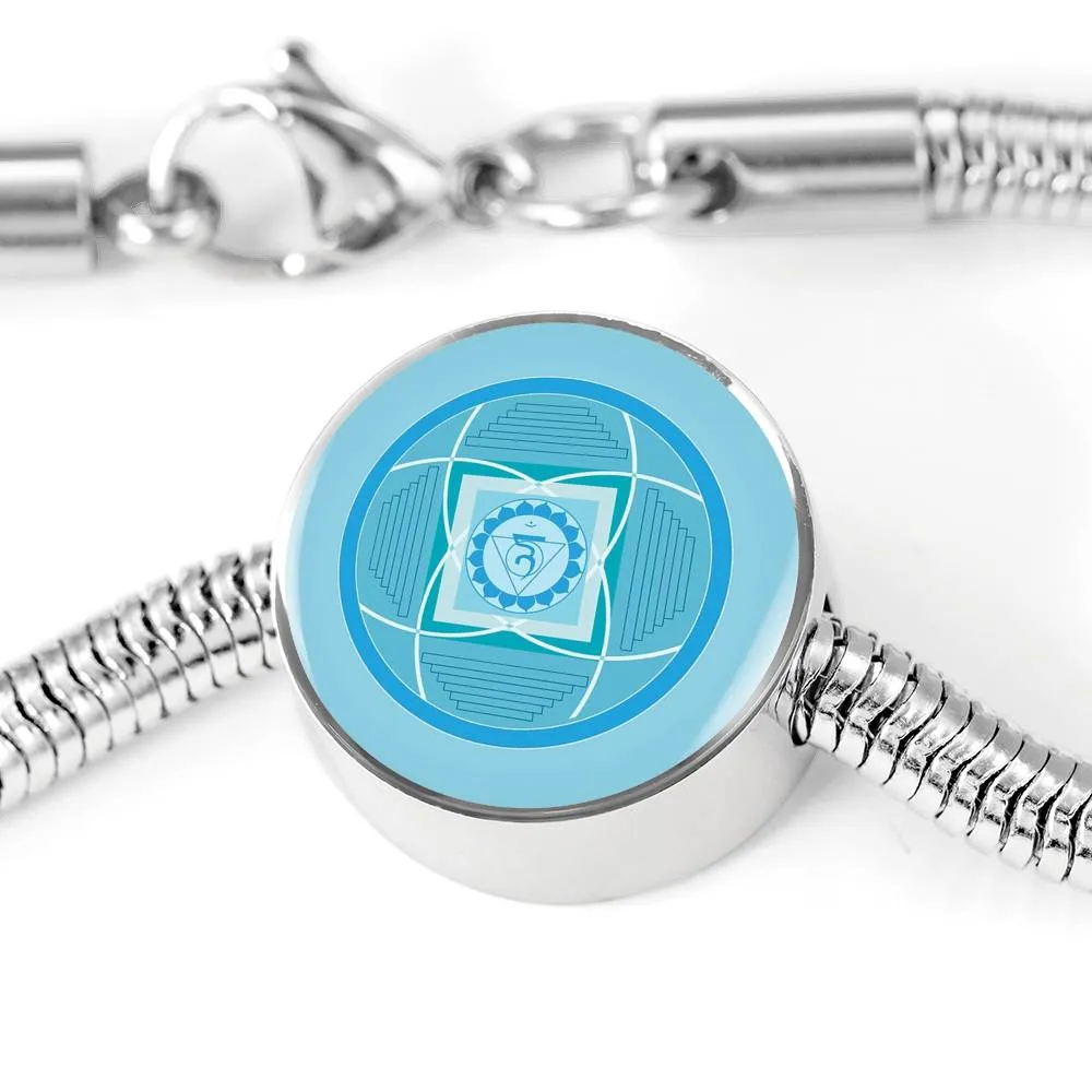 Throat (Fifth) Chakra Charm & Bracelet
