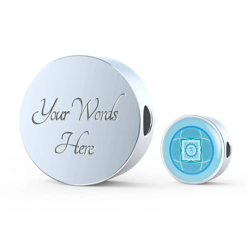 Throat (Fifth) Chakra Charm & Bracelet