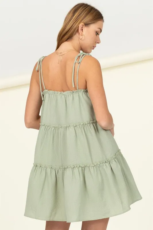 Tiered Mini Dress