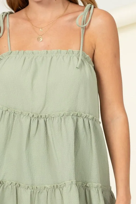 Tiered Mini Dress