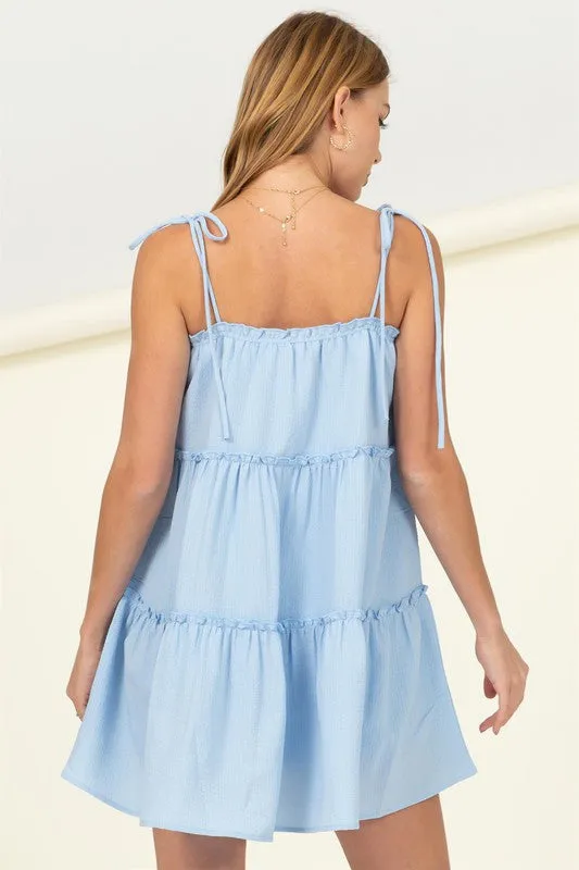 Tiered Mini Dress