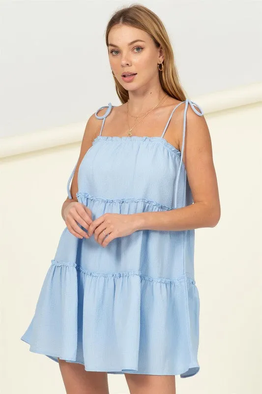Tiered Mini Dress