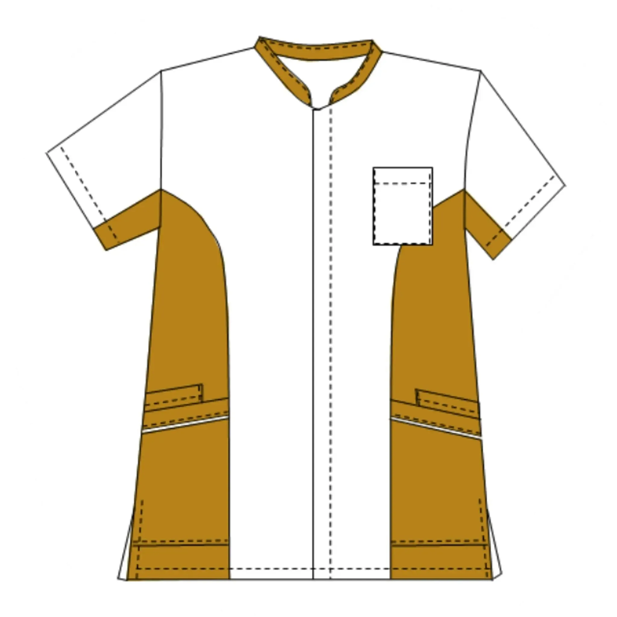 Tina - Short Sleeve Tunic - Women - 75 cm