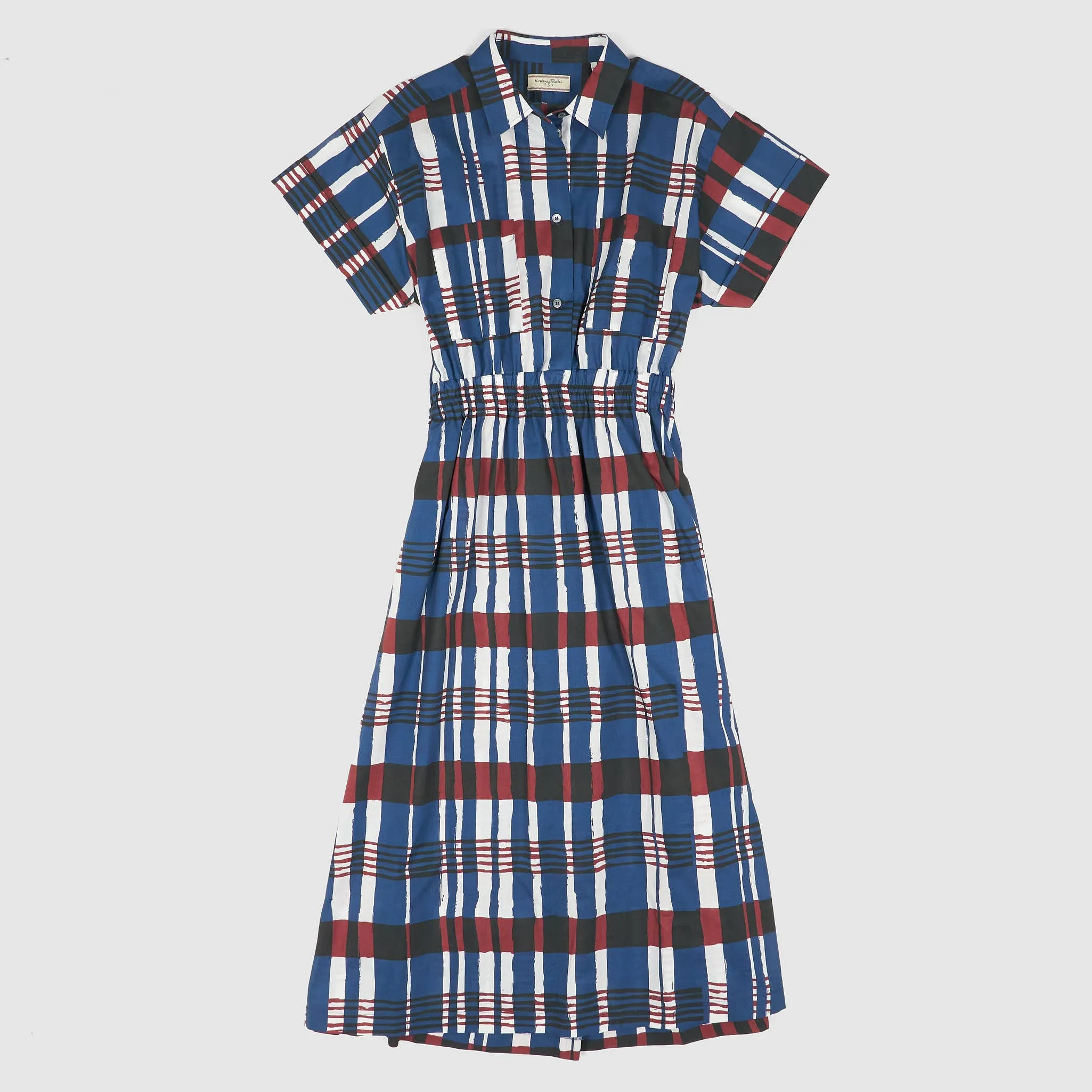 Tintoria Mattei Ladies Cotton Summer Plaid Dress