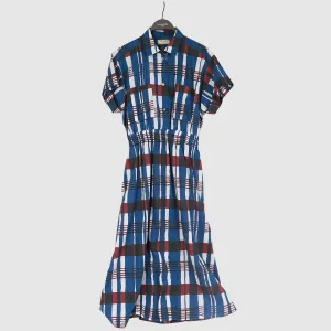 Tintoria Mattei Ladies Cotton Summer Plaid Dress
