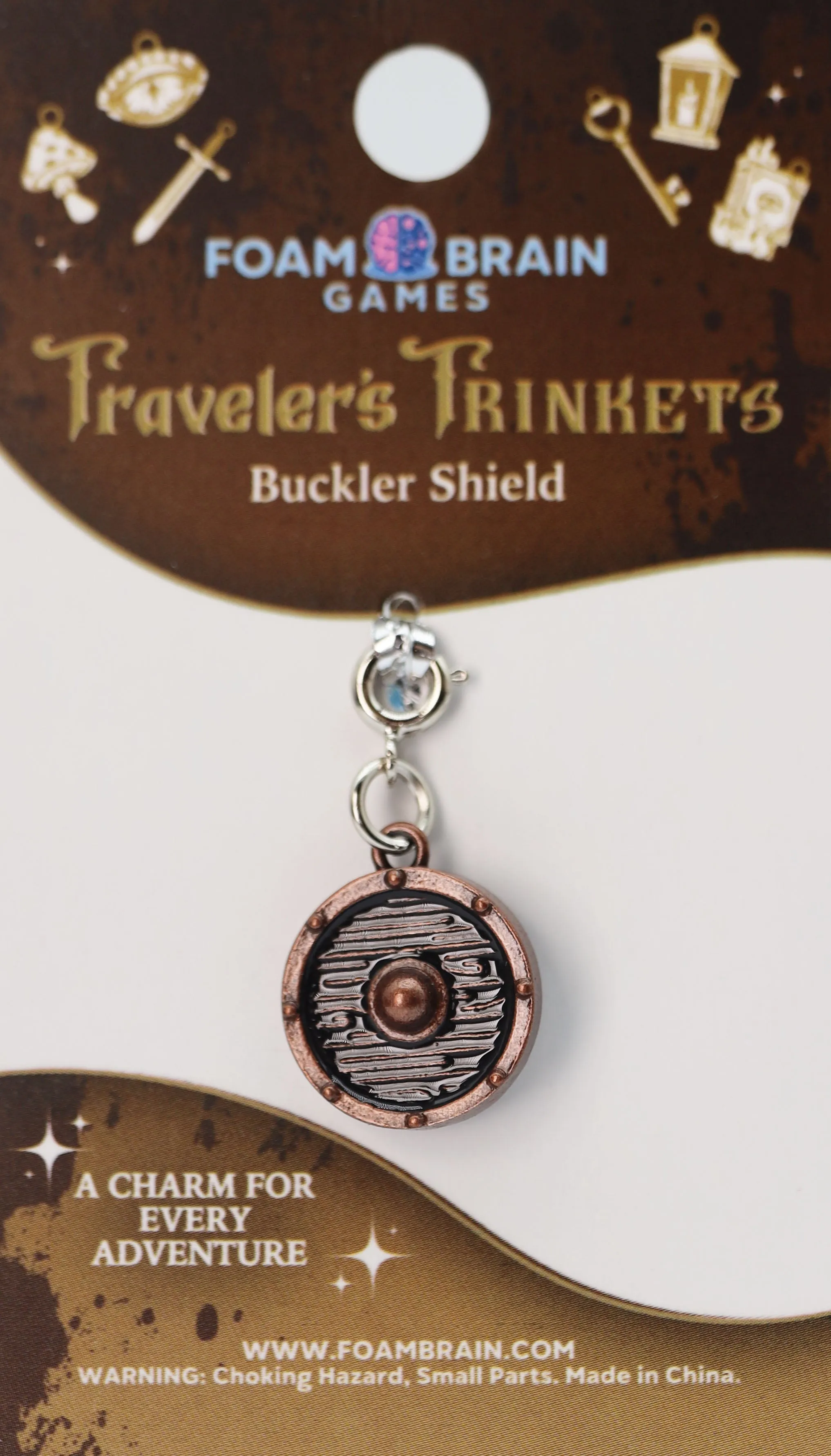 Traveler's Trinkets: Buckler Shield Charm