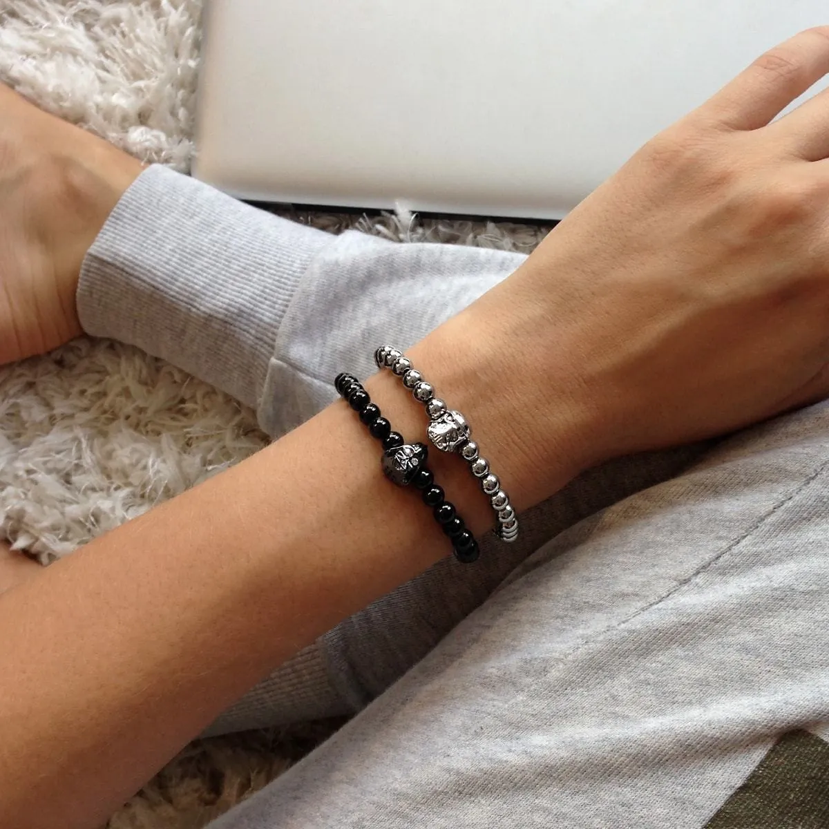 Trooper | Silver | Crystal Charm Bracelet