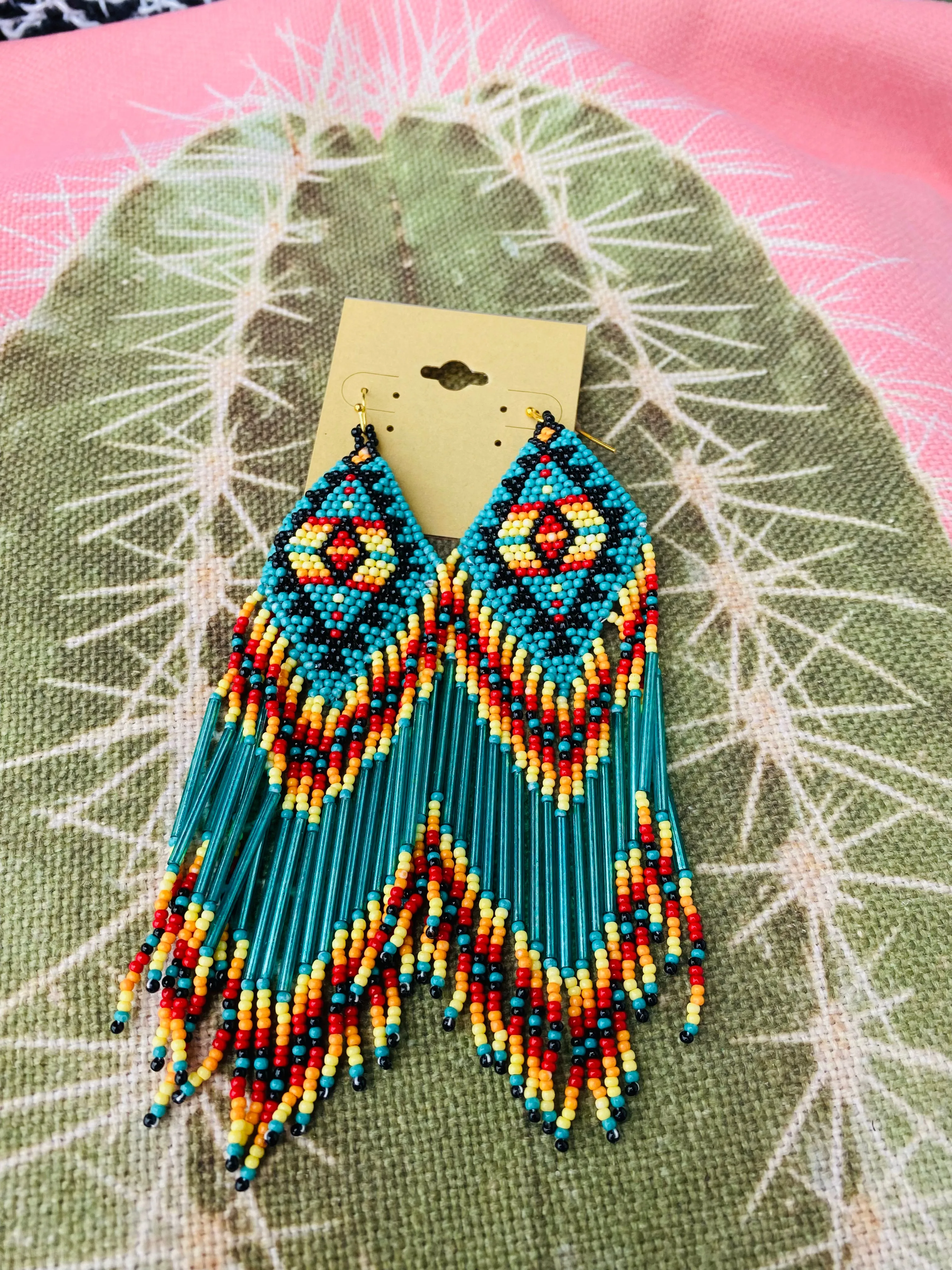 Turquoise Native Earring and Bracelet