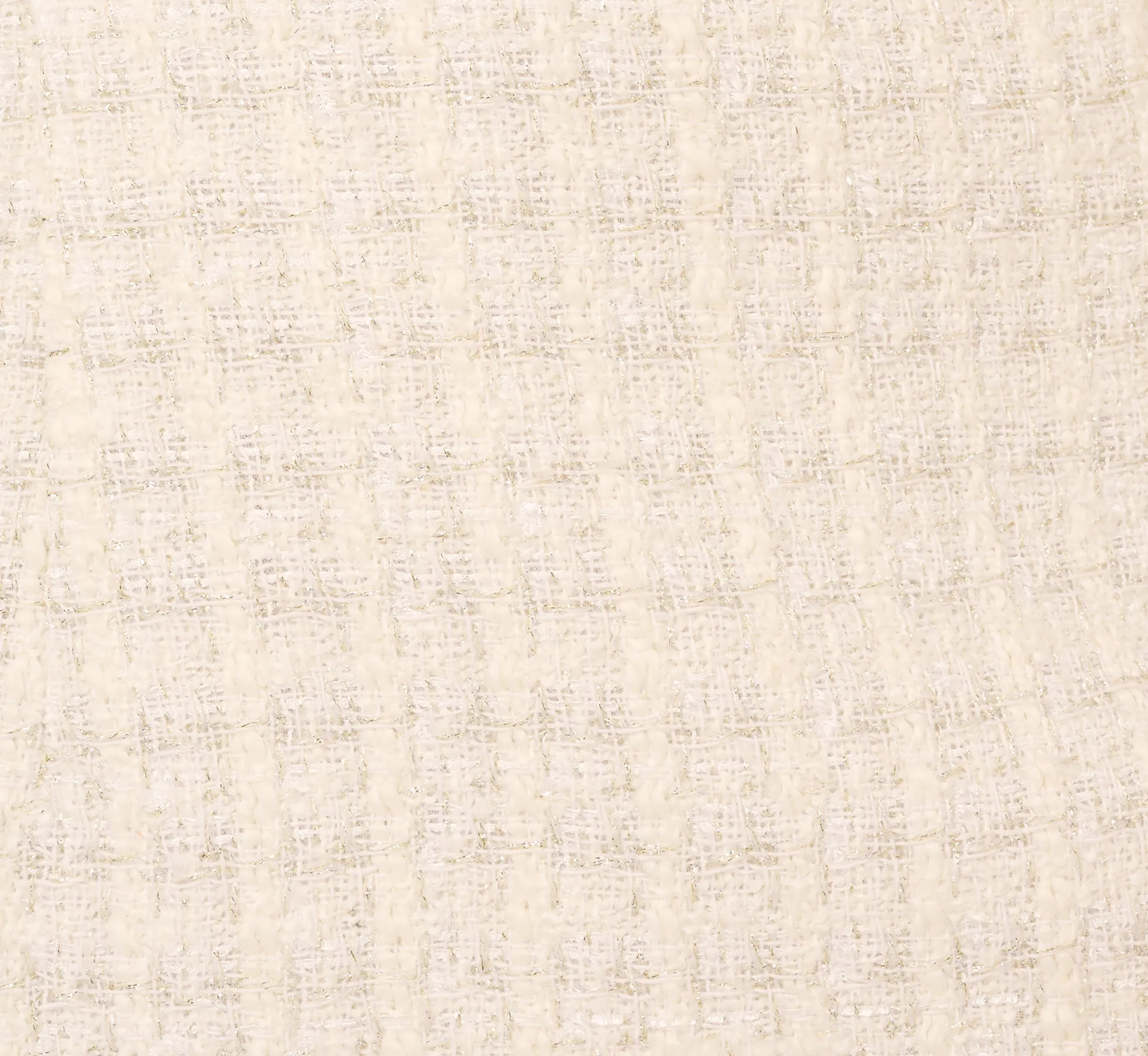 Tweed Pearl Short Dress In Ivory