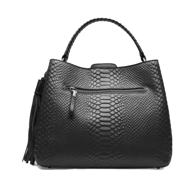 Tyche Black Tote Bag