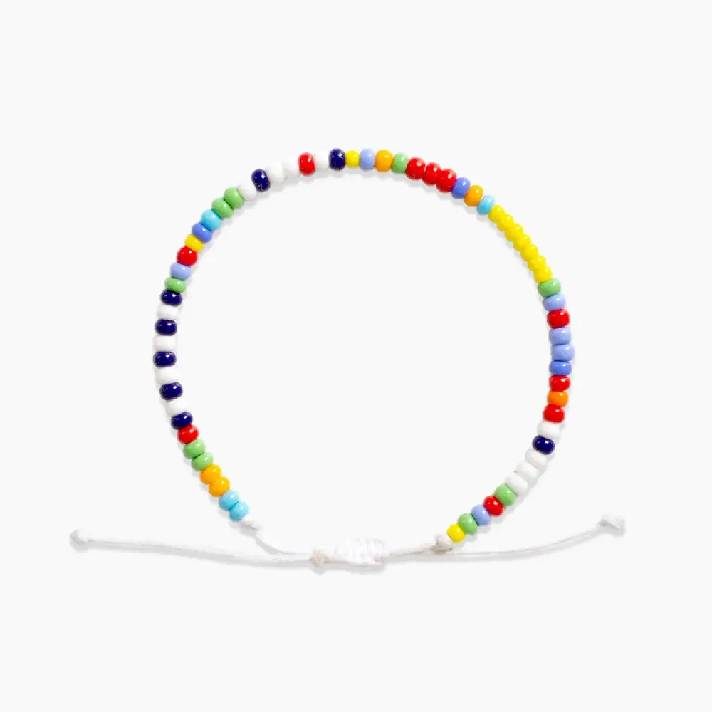 Ubuntu Life Single Strand Beaded Bracelet