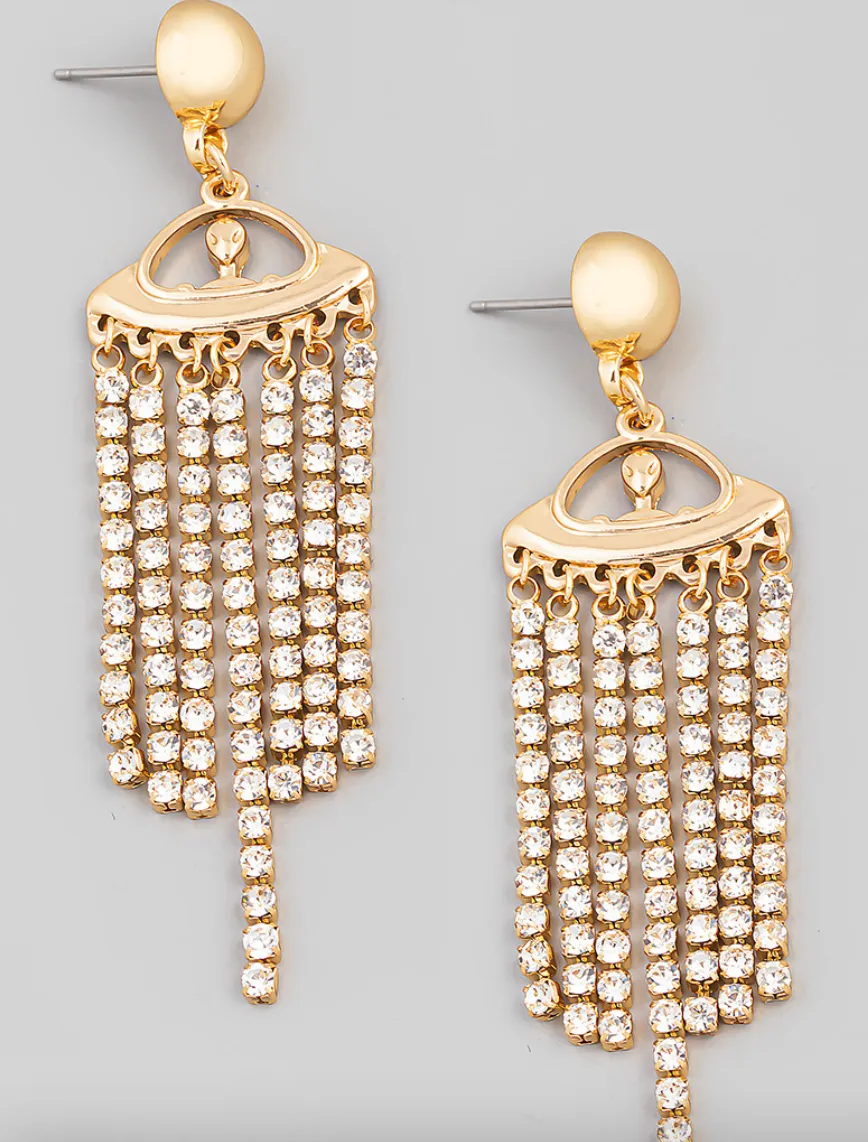 UFO Chandelier Earrings