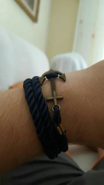 Unisex DIY Rope Hooks Charm Bracelets